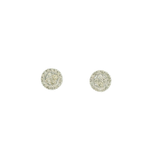 Load image into Gallery viewer, Diamond Stud Earrings In White Gold