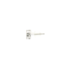 Load image into Gallery viewer, White Gold Stud Earrings with Round Cut Diamond Cluster