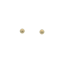 Load image into Gallery viewer, Classic Yellow Gold Ball Stud Earrings