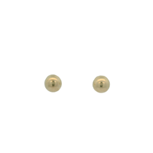 Load image into Gallery viewer, Classic Yellow Gold Ball Stud Earrings