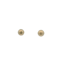 Load image into Gallery viewer, Classic Yellow Gold Ball Stud Earrings