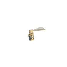 Load image into Gallery viewer, Yellow Gold Stud Earrings with Deep Blue Sapphire Cabochons