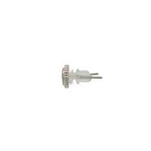 Load image into Gallery viewer, White Gold over Silver Round Brilliant Cut Diamond Stud Earrings