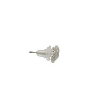 Load image into Gallery viewer, White Gold over Silver Round Brilliant Cut Diamond Stud Earrings