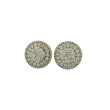 Load image into Gallery viewer, Brilliant Round-Cut Diamond Stud Earrings in Yellow Gold