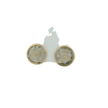 Load image into Gallery viewer, Yellow Gold Stud Earrings with Round Brilliant Cut Diamonds
