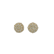 Load image into Gallery viewer, Yellow Gold Diamond Stud Earrings