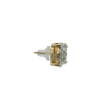 Load image into Gallery viewer, Yellow Gold Stud Earrings with Round Brilliant Diamonds
