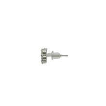 Load image into Gallery viewer, White Gold Stud Earrings with Round Cut Diamond Clusters