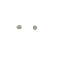 Load image into Gallery viewer, White Gold Stud Earrings with Round Brilliant Cut Diamonds