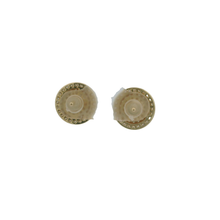 Load image into Gallery viewer, Diamond Pave Stud Earrings in Yellow Gold