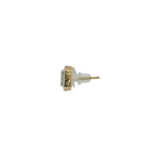 Load image into Gallery viewer, Yellow Gold Stud Earrings with Square Cut Diamonds