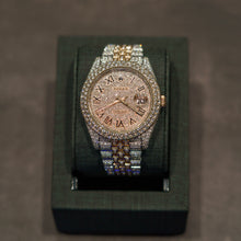 Load image into Gallery viewer, Rolex Custom Diamond Bezel Dial Band Roman Jubilee