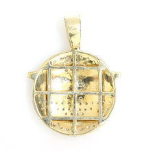 Load image into Gallery viewer, 10K Yellow Gold Cool Emoji Pendant 1.2 Ctw