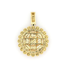 Load image into Gallery viewer, 14K Yellow Gold Medallion Pendant 2.5 Ctw
