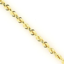Load image into Gallery viewer, 10k 6mm Yellow Gold Light Weight Diamond Cut Rope Chains