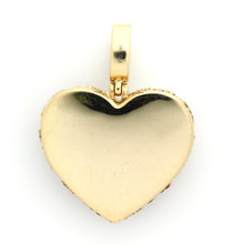 Load image into Gallery viewer, 14K Yellow Gold Cracked Heart Pendant 2.65 Ctw