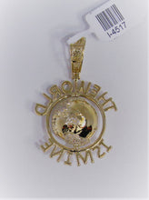 Load image into Gallery viewer, 10K Yellow Gold The World Pendant