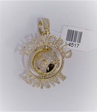 Load image into Gallery viewer, 10K Yellow Gold The World Pendant