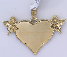 Load image into Gallery viewer, 10k Yellow Heart Memory Pendant 1.15Ctw