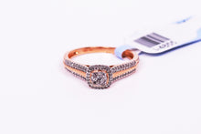 Load image into Gallery viewer, 10k Rose Gold Engagement Ring .250Ctw