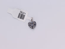 Load image into Gallery viewer, 14K White Gold Heart Pendant .50Ctw