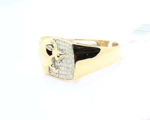 10K Yellow Gold Panther Ring
