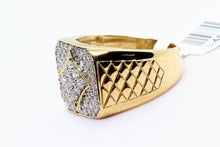Load image into Gallery viewer, 10K Yellow Gold Square Ring